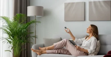 Qual aplicativo deve ser usado para controlar o ar-condicionado Elgin?  9 24