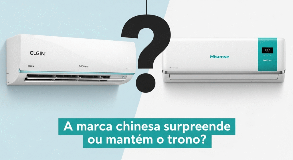 💰 Elgin vs Hisense 9000 btus: a marca chinesa surpreende ou mantém o trono?  1 hisense