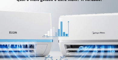 🥶 Elgin vs Springer Midea 9000 btus: qual é mais gelado e dura mais? a verdade!  2 elgin vs midea