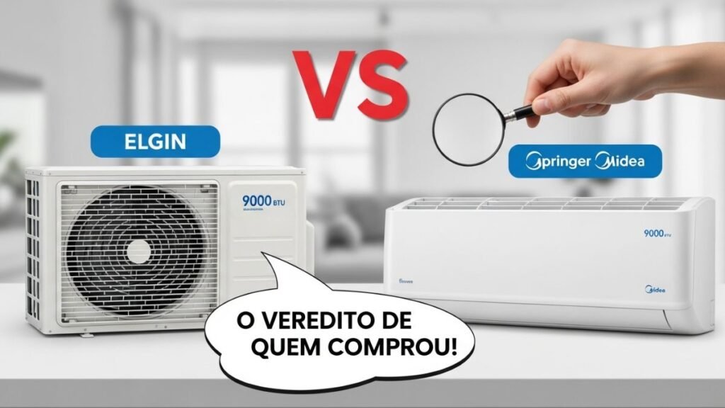 🥇 Elgin vs Springer Midea 9000 btus: o veredito de quem comprou!  1 midea