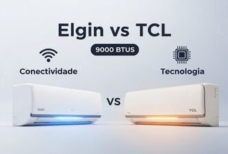 💡 Elgin vs TCL 9000 btus: qual tem mais tecnologia e conectividade (wi-fi)?  2 tcl