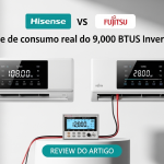 🔌 Hisense vs Fujitsu: Teste de consumo real do 9.000 btus Inverter! 