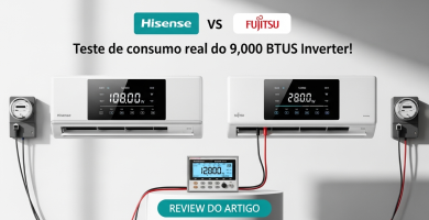 🔌 Hisense vs Fujitsu: Teste de consumo real do 9.000 btus Inverter! 7 🔌 Hisense vs Fujitsu: Teste de consumo real do 9.000 btus Inverter!