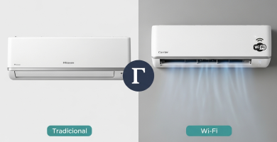 🆚 Hisense vs Carrier: O Inverter 9.000 btus tradicional vs a novidade Wi-Fi. 5 🆚 Hisense vs Carrier: O Inverter 9.000 btus tradicional vs a novidade Wi-Fi.