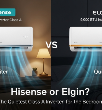 🤫 Hisense ou Elgin ? O Inverter classe A mais silencioso para o quarto. 1 🤫 Hisense ou Elgin ? O Inverter classe A mais silencioso para o quarto.