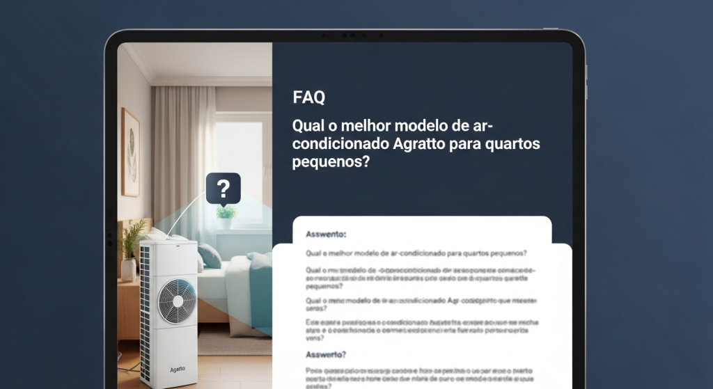 Qual o melhor modelo de ar-condicionado Agratto para quartos pequenos? 1 Qual o melhor modelo de ar-condicionado Agratto para quartos pequenos?