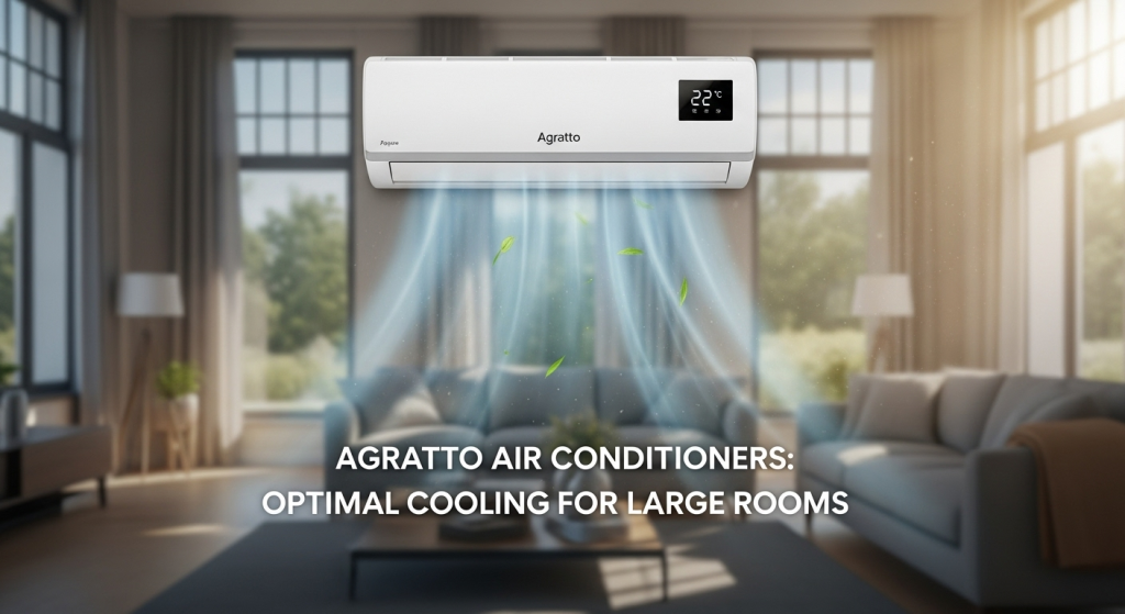 Qual ar-condicionado Agratto é mais indicado para salas grandes? 1 Qual ar-condicionado Agratto é mais indicado para salas grandes?