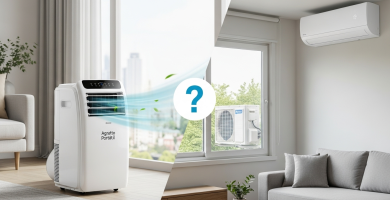 O ar-condicionado Agratto portátil realmente substitui o split? 7 O ar-condicionado Agratto portátil realmente substitui o split?