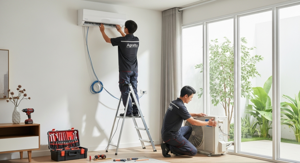 É preciso contratar técnico autorizado para instalar o ar-condicionado Agratto? 1 É preciso contratar técnico autorizado para instalar o ar-condicionado Agratto?