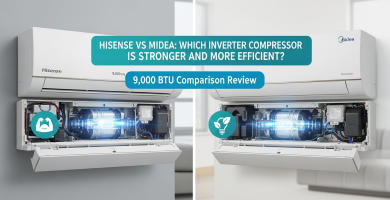 💡 Hisense ou Midea 9.000 btus? Qual compressor Inverter é mais forte e eficiente? 9 💡 Hisense ou Midea 9.000 btus? Qual compressor Inverter é mais forte e eficiente?