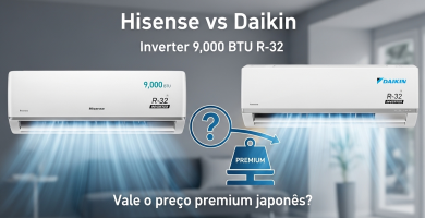 💎 Hisense vs Daikin: Inverter 9.000 btus R-32. Vale o preço premium japonês? 9 💎 Hisense vs Daikin: Inverter 9.000 btus R-32. Vale o preço premium japonês?